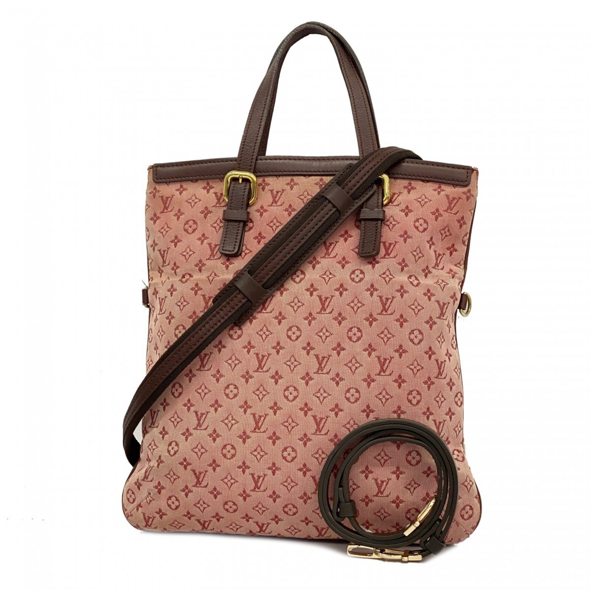 Louis Vuitton Tote Bag Monogram Francoise M92210 Cerise Ladies