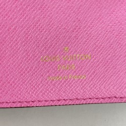 Louis Vuitton Wallet Monogram Portefeuille Lisa M82383 Brown Rose Lollipop Ladies