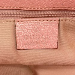 Gucci Tote Bag GG Canvas 120840 Beige Pink Women's