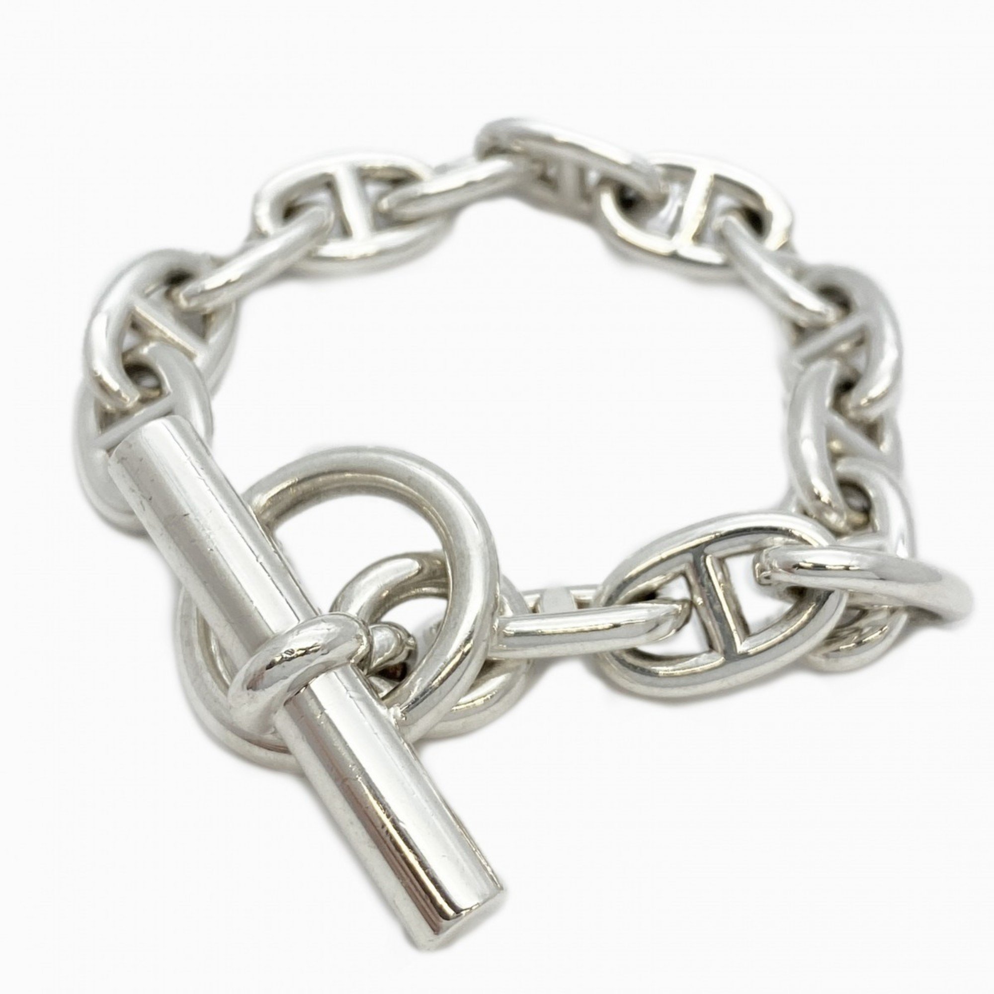 Hermes Bracelet Chaine d'Ancre Silver 925 for Men and Women