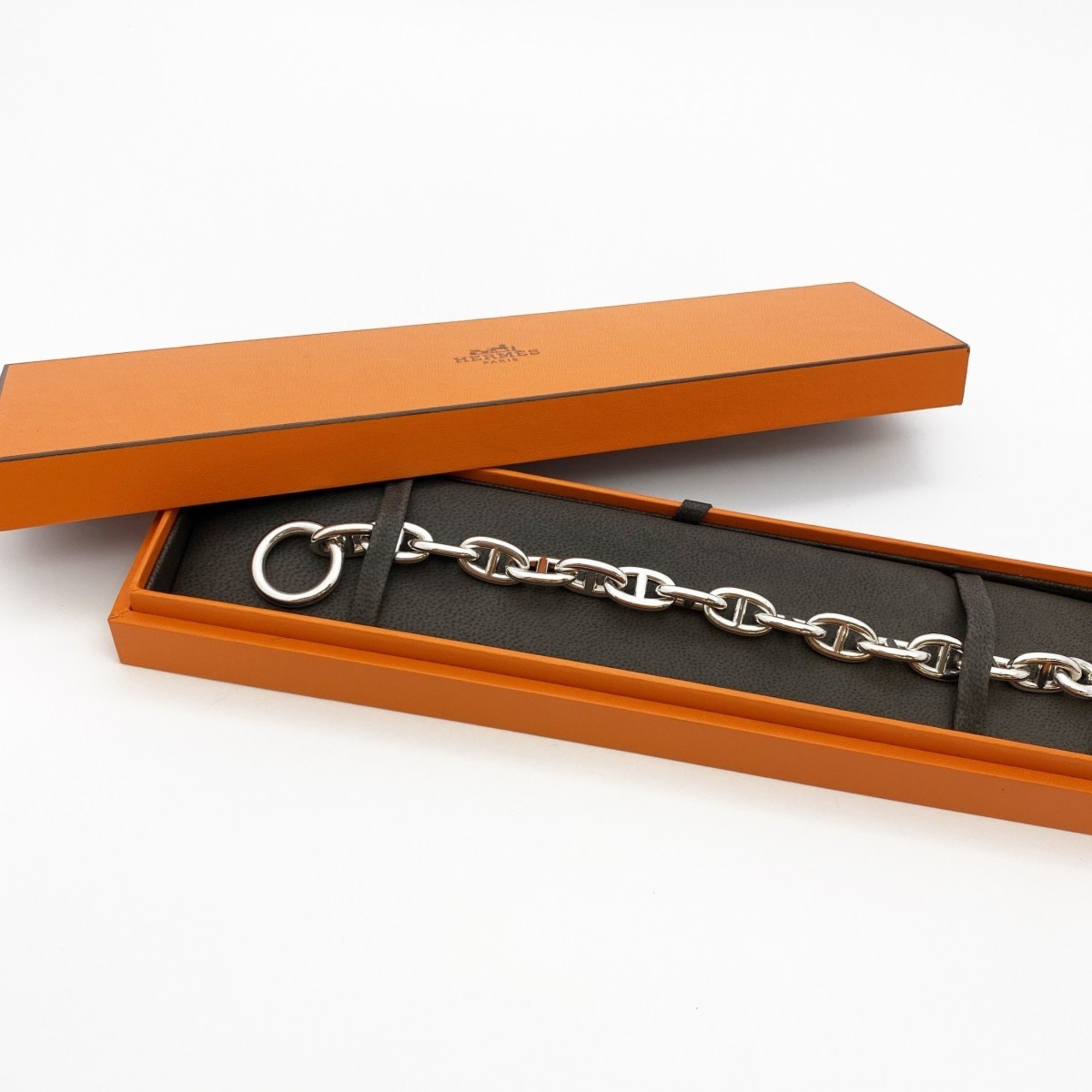 Hermes Bracelet Chaine d'Ancre Silver 925 for Men and Women