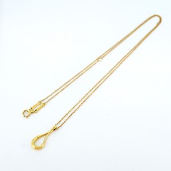 Tiffany Necklace Teardrop K18YG Yellow Gold Ladies