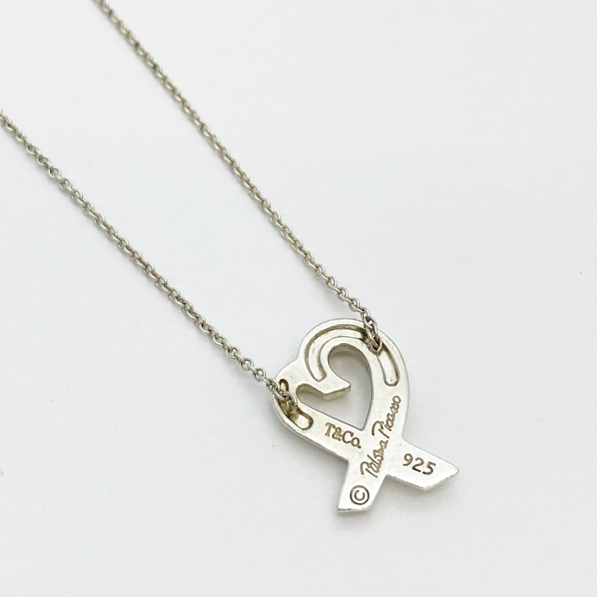 Tiffany Necklace Loving Heart Silver 925 Ladies