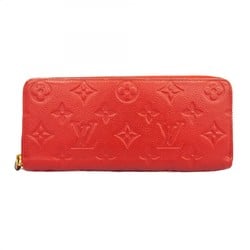 Louis Vuitton Long Wallet Monogram Empreinte Portefeuille Clemence M60169 Cerise Ladies