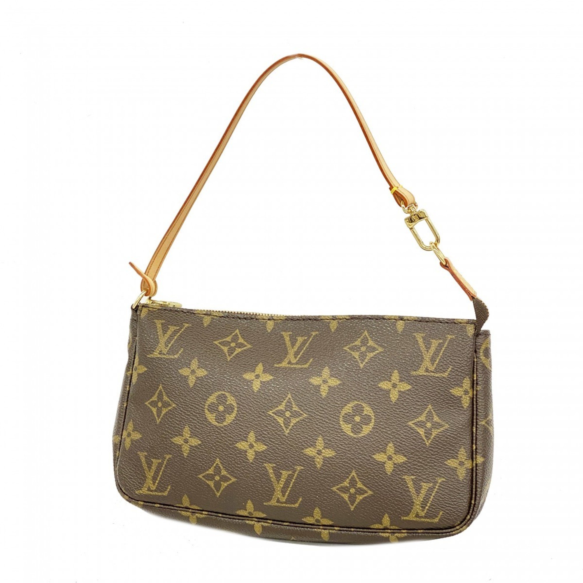 Louis Vuitton Pouch Monogram Pochette Accessoires M51980 Brown Women's