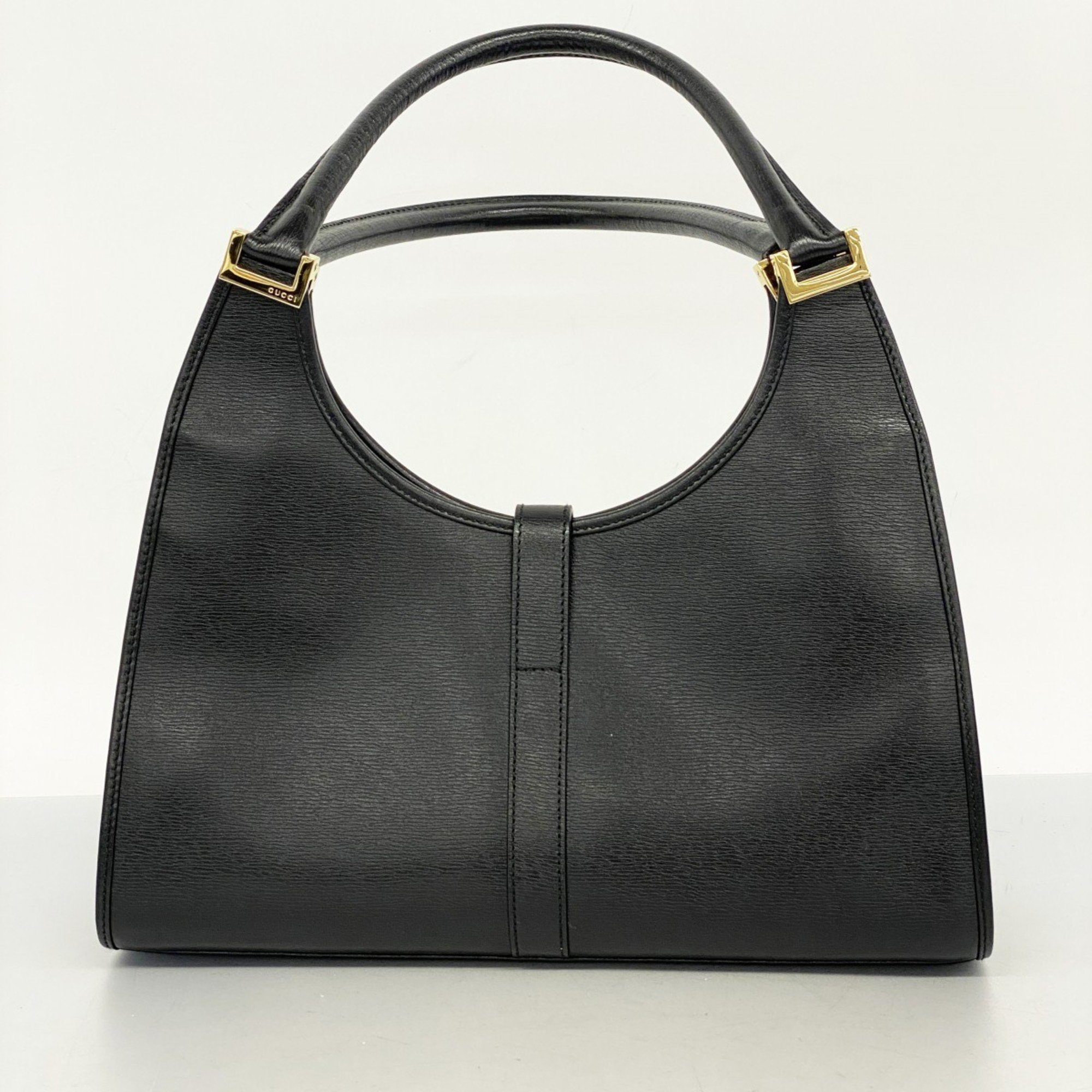 Gucci Handbag Jackie 002 1067 Leather Black Women's