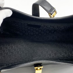 Gucci Handbag Jackie 002 1067 Leather Black Women's