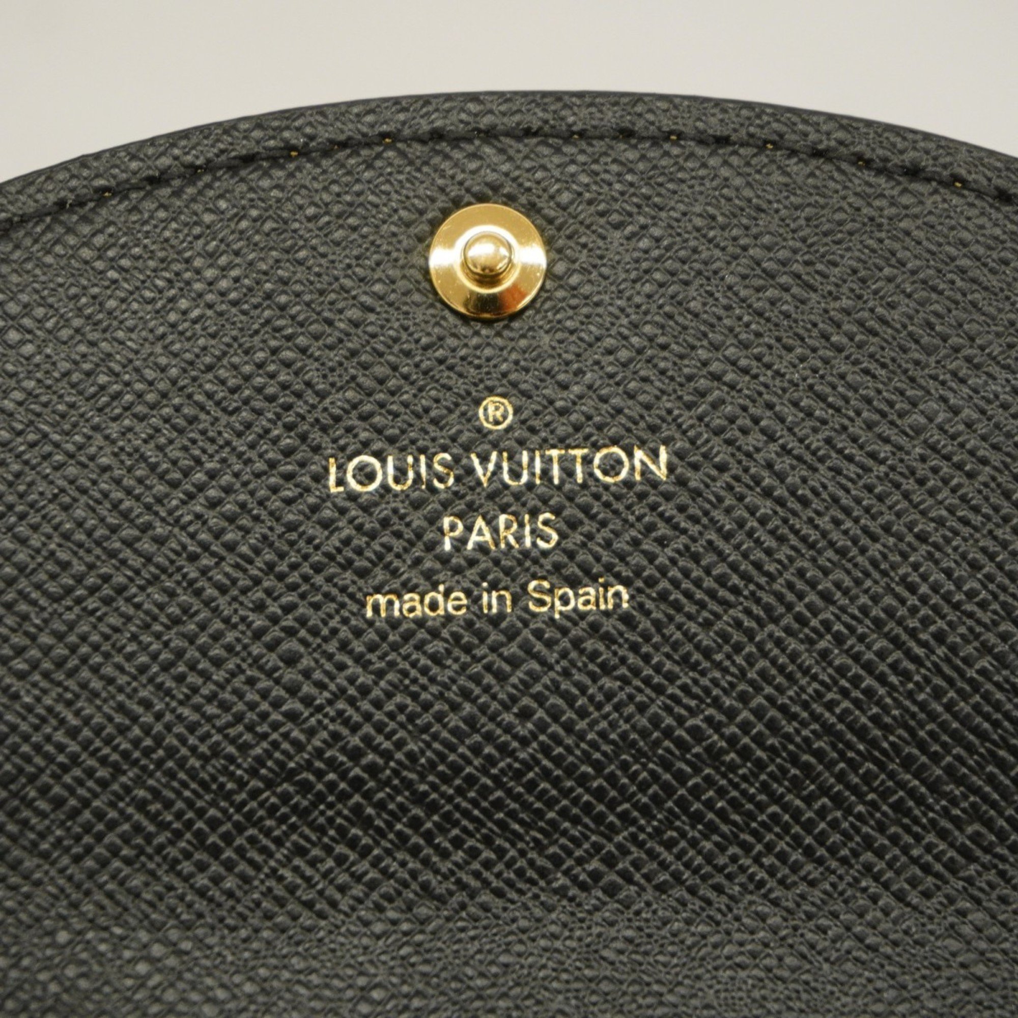 Louis Vuitton Wallet/Coin Case Monogram Reverse Portomono Rosari M82333 Brown Women's