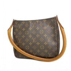 Louis Vuitton Shoulder Bag Monogram Looping MM M51146 Brown Women's