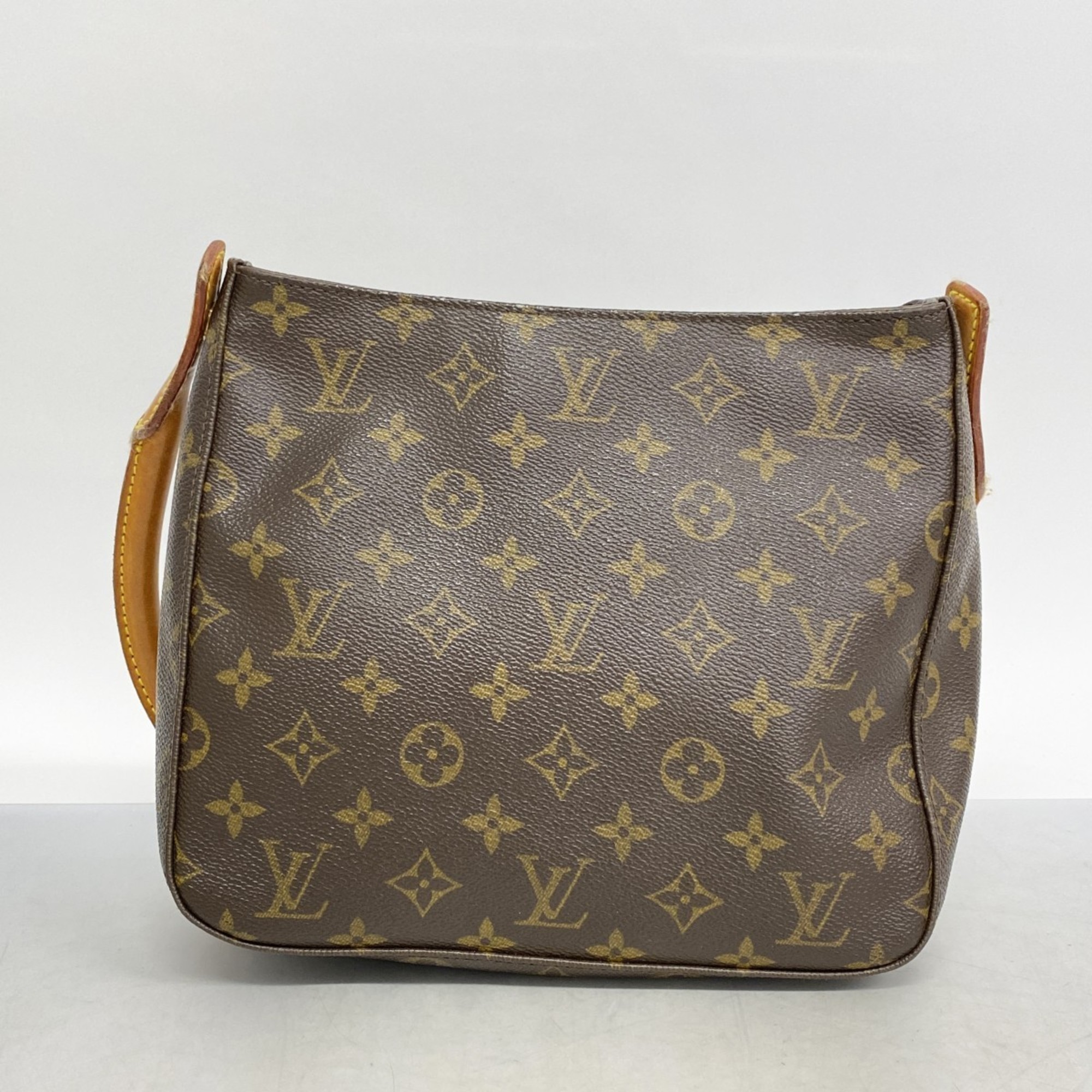 Louis Vuitton Shoulder Bag Monogram Looping MM M51146 Brown Women's