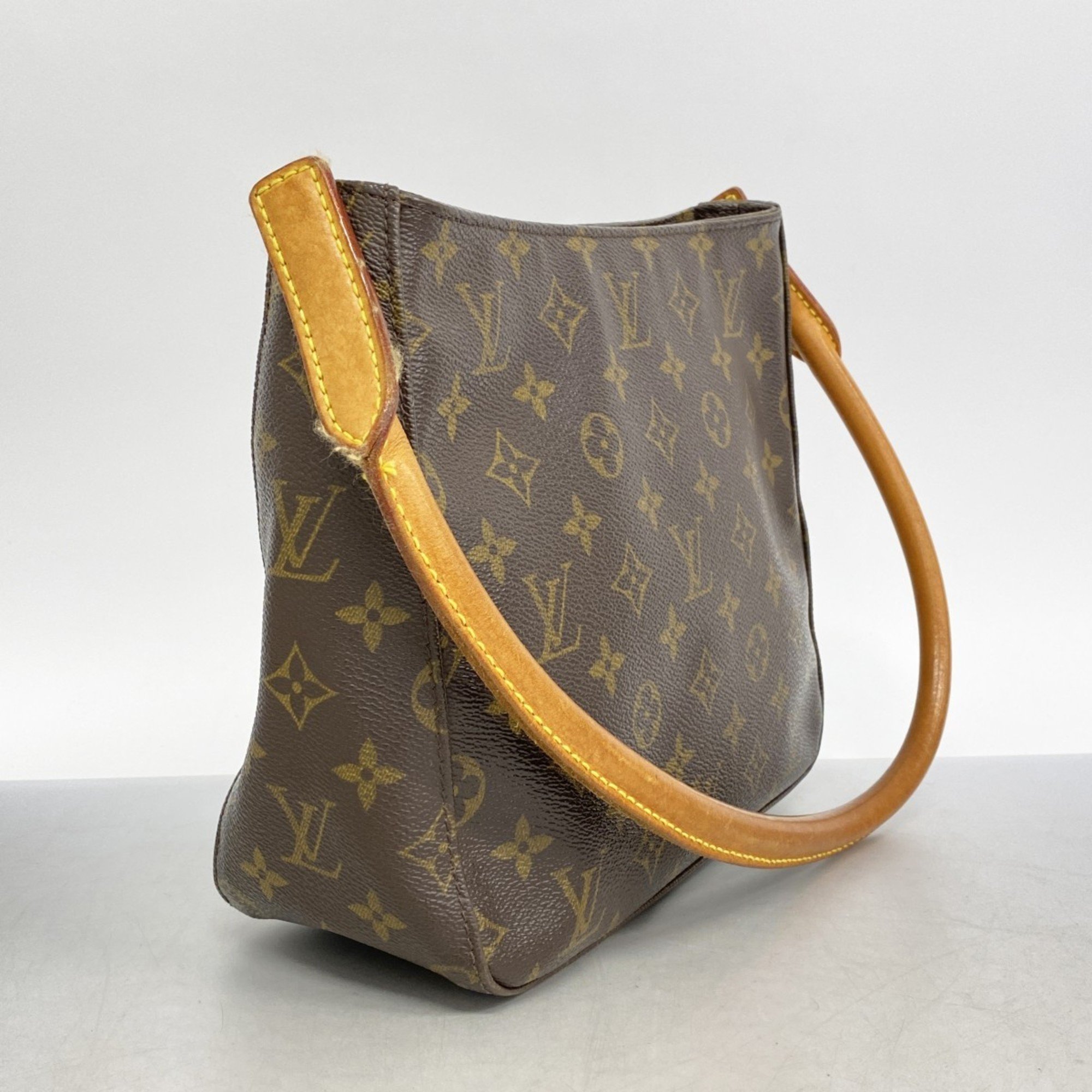 Louis Vuitton Shoulder Bag Monogram Looping MM M51146 Brown Women's