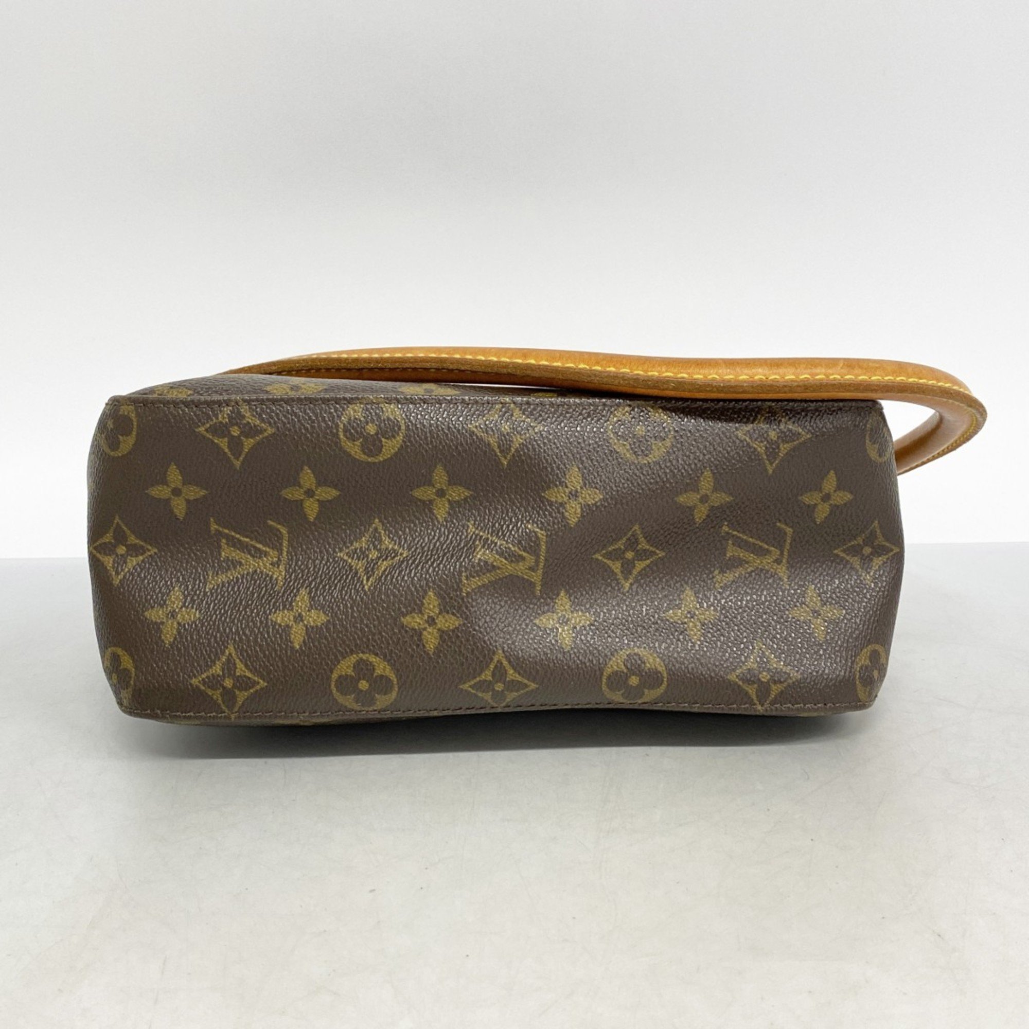 Louis Vuitton Shoulder Bag Monogram Looping MM M51146 Brown Women's