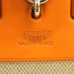 Hermes Handbag Airbag MM Toile H Natural E Stamp Ladies