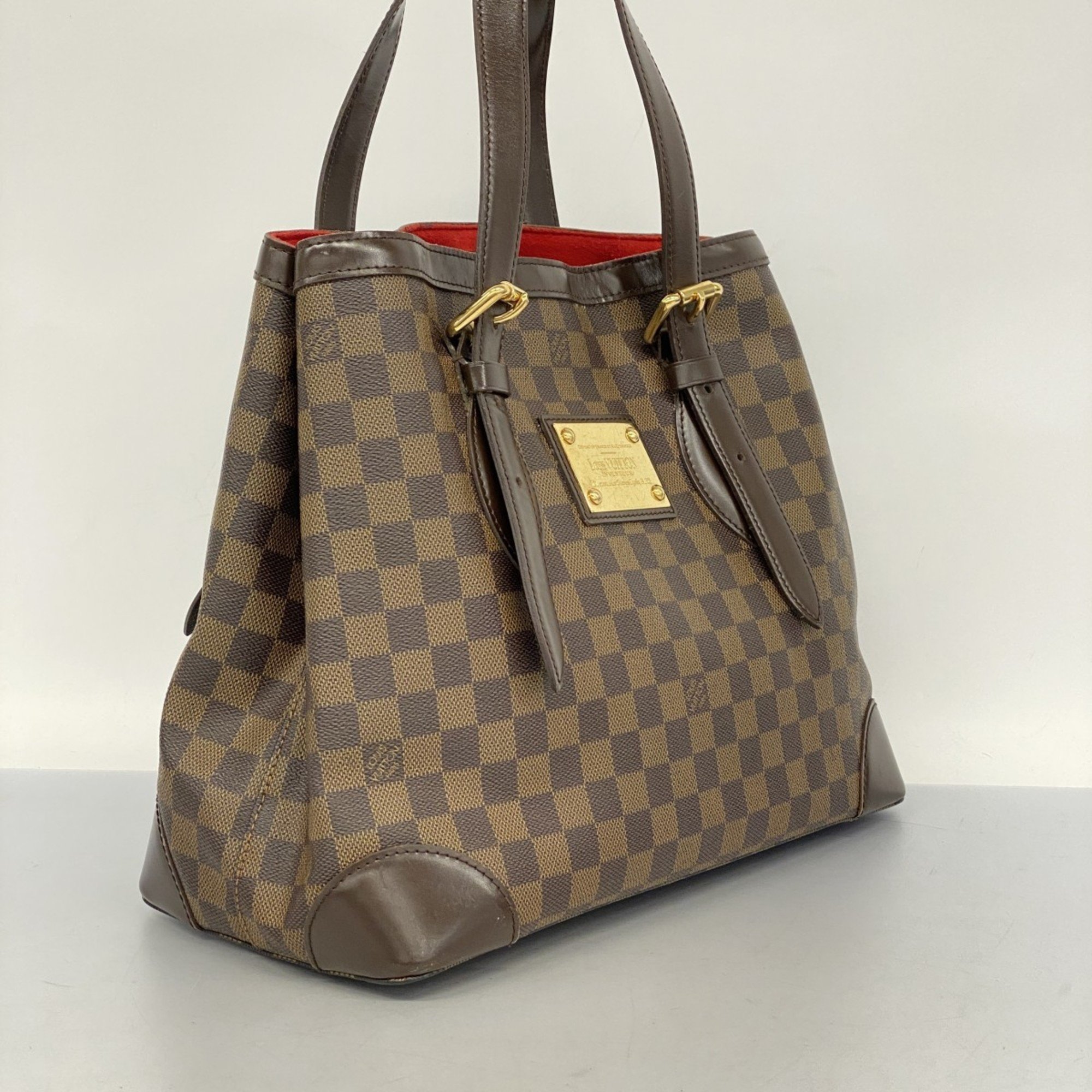 Louis Vuitton Tote Bag Damier Hampstead MM N51204 Ebene Women's