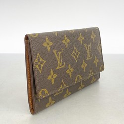 Louis Vuitton Long Wallet Monogram Porto Yen M6182 Brown Men's Women's