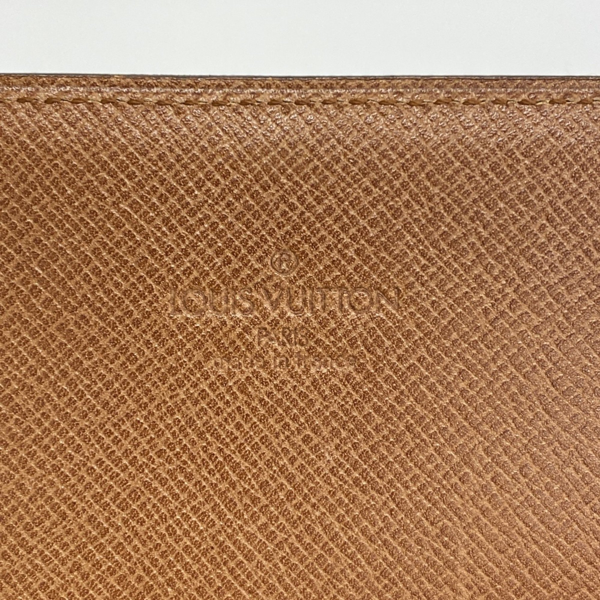 Louis Vuitton Long Wallet Monogram Porto Yen M6182 Brown Men's Women's