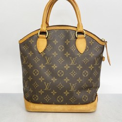 Louis Vuitton Handbag Monogram Lockit M40102 Brown Ladies