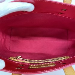 Louis Vuitton Handbag Vernis Reed PM M91221 Fuchsia Pink Ladies