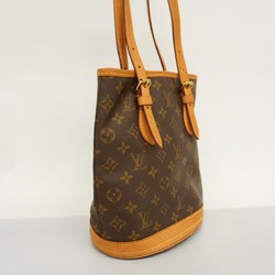 Louis Vuitton Tote Bag Monogram Bucket PM M42238 Brown Women's