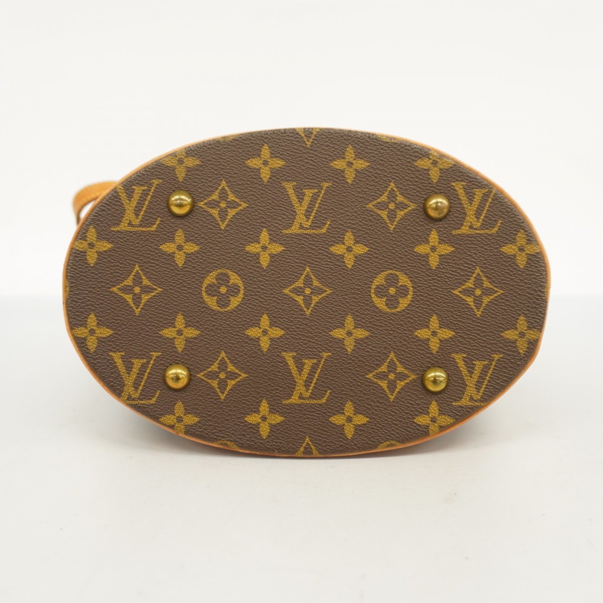 Louis Vuitton Tote Bag Monogram Bucket PM M42238 Brown Women's