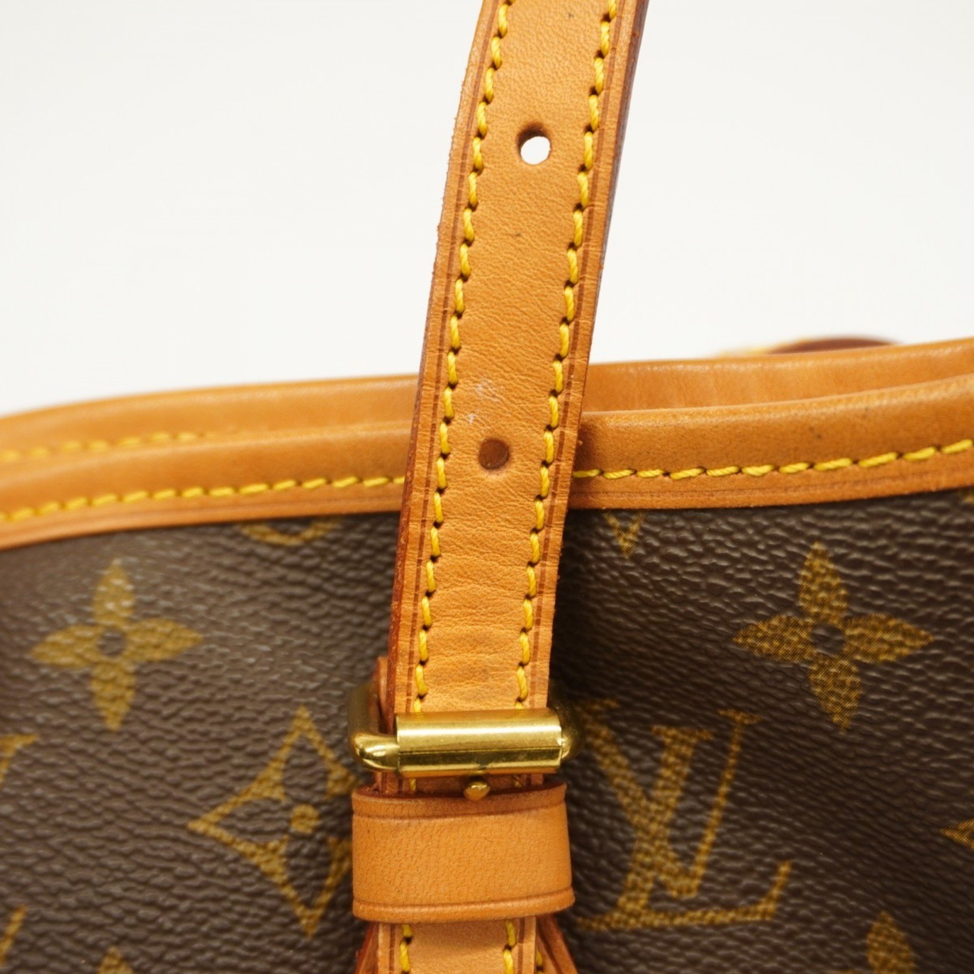 Louis Vuitton Tote Bag Monogram Bucket PM M42238 Brown Women's