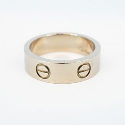 Cartier Ring Love K18WG White Gold #51 Ladies