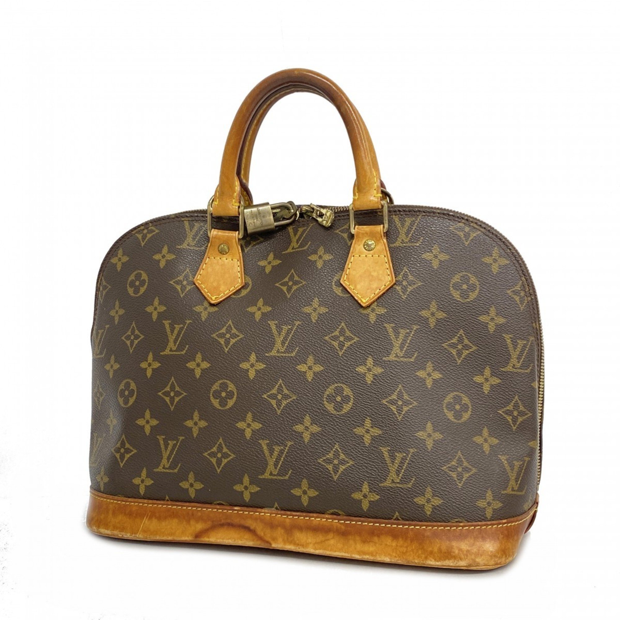 Louis Vuitton handbag Monogram Alma M51130 brown ladies