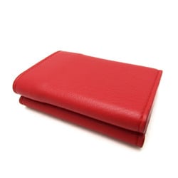 Balenciaga Papier Mini Wallet 391446 Women's Leather Wallet (tri-fold) Red Color