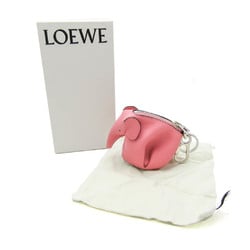 Loewe Elephant Keychain Women's Leather Coin Purse/coin Case Pink