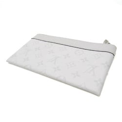 Louis Vuitton Taigarama Pochette Discovery PM M30279 Men's Clutch Bag Light Gray