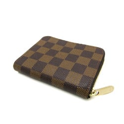 Louis Vuitton Damier Zippy Coin Purse N63070 Women,Men Damier Canvas Coin Purse/coin Case Ebene