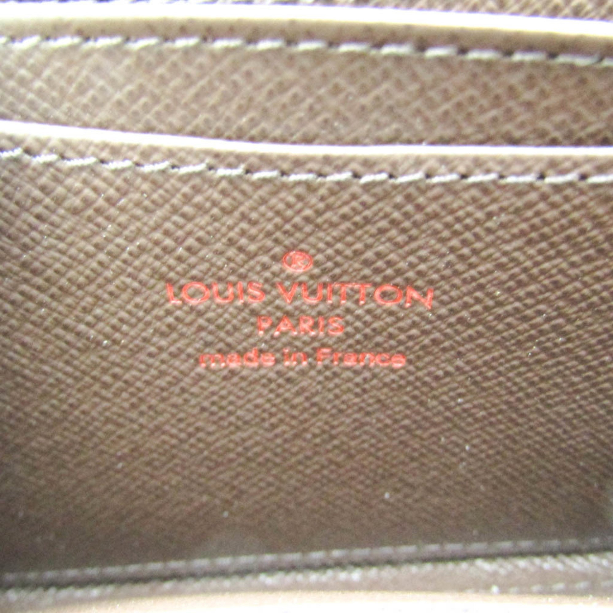 Louis Vuitton Damier Zippy Coin Purse N63070 Women,Men Damier Canvas Coin Purse/coin Case Ebene