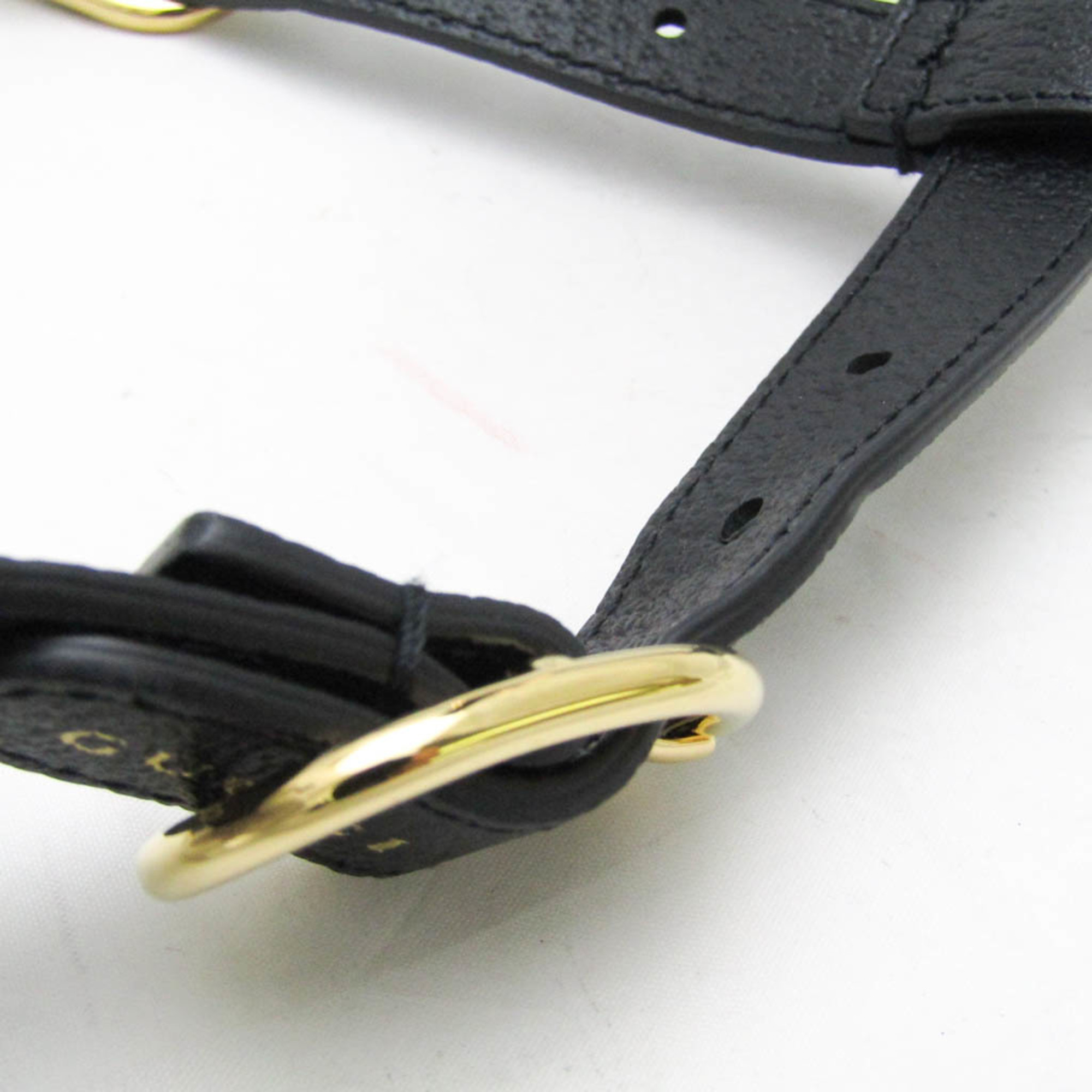 Gucci Interlocking G 692963 Dog Harness Leather Black