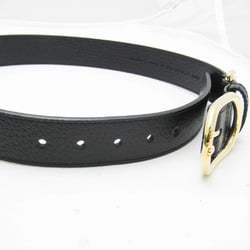 Gucci Interlocking G 695256 Dog Collar Leather Black