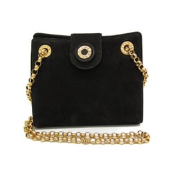 Tiffany Chain Shoulder Mini Bag Women's Suede Pouch,Shoulder Bag Black