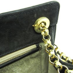 Tiffany Chain Shoulder Mini Bag Women's Suede Pouch,Shoulder Bag Black