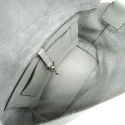 Loewe Military Women,Men Leather Messenger Bag Gray