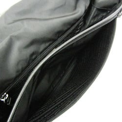 Prada Tessuto Men,Women Nylon,Leather Messenger Bag,Shoulder Bag Black