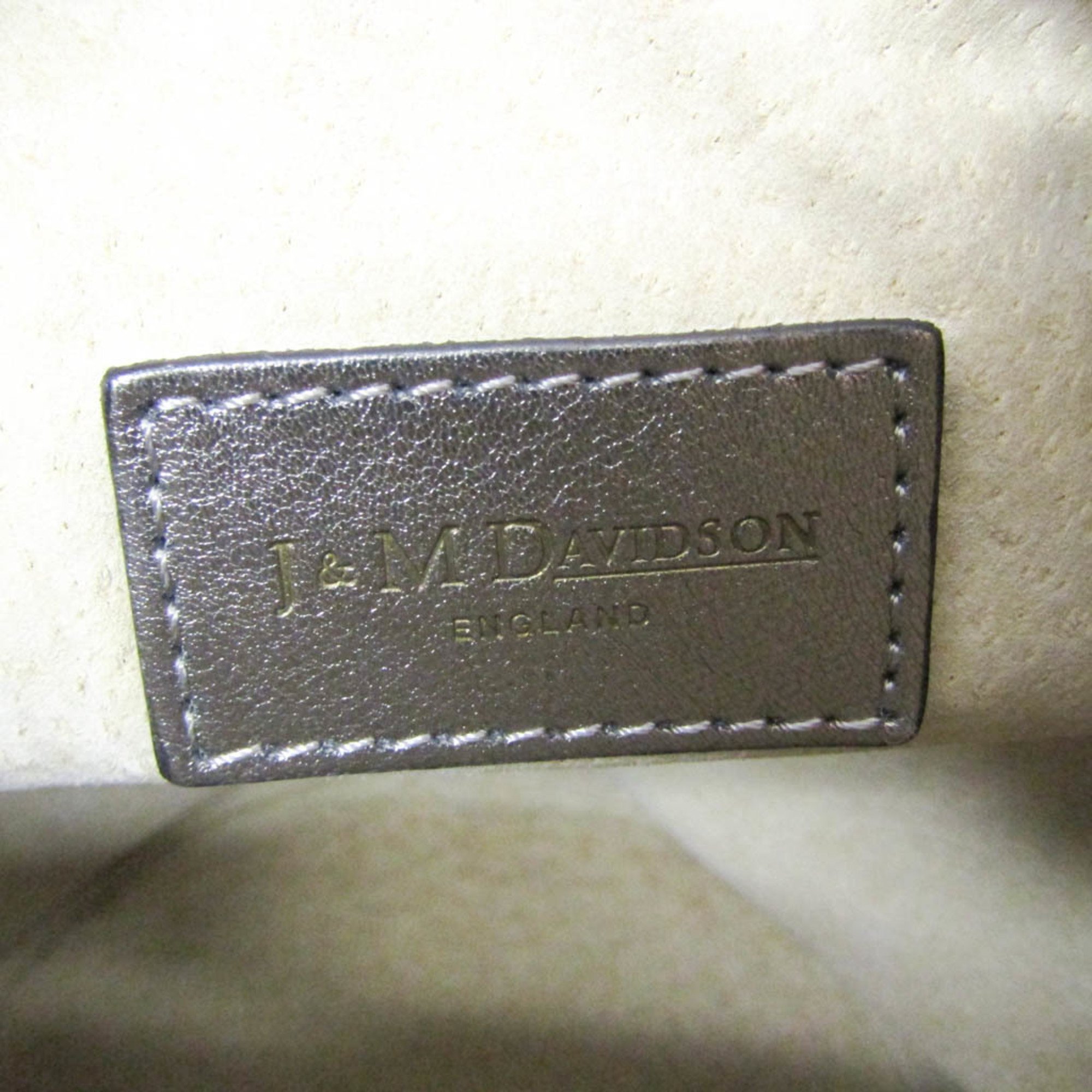 J&M Davidson Carnival 01295 Women's Leather Shoulder Bag Silver