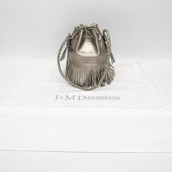 J&M Davidson Carnival 01295 Women's Leather Shoulder Bag Silver