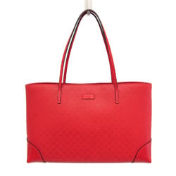 Gucci Diamante Lux 353397 Women's Leather Tote Bag Red Color