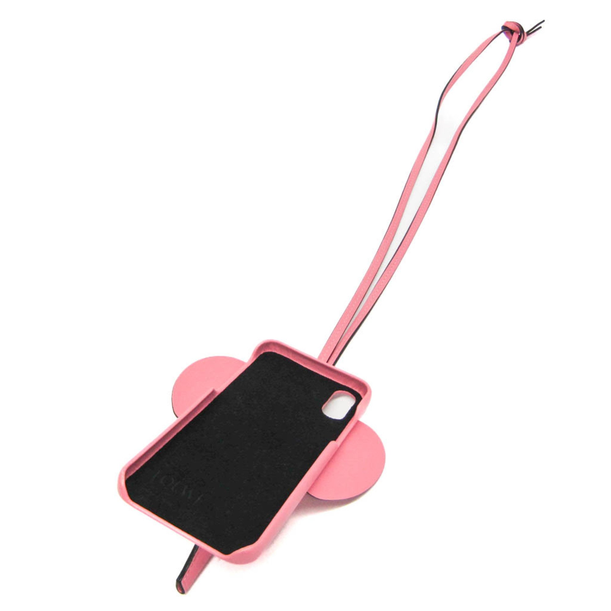 Loewe Leather Phone Bumper For IPhone X Pink Elephant 103.30AB05