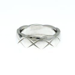 Chanel Coco Crush Ring White Gold (18K) Fashion No Stone Band Ring Silver