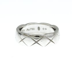 Chanel Coco Crush Ring White Gold (18K) Fashion No Stone Band Ring Silver