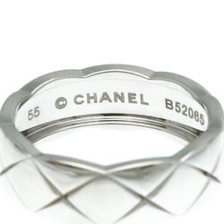 Chanel Coco Crush Ring White Gold (18K) Fashion No Stone Band Ring Silver