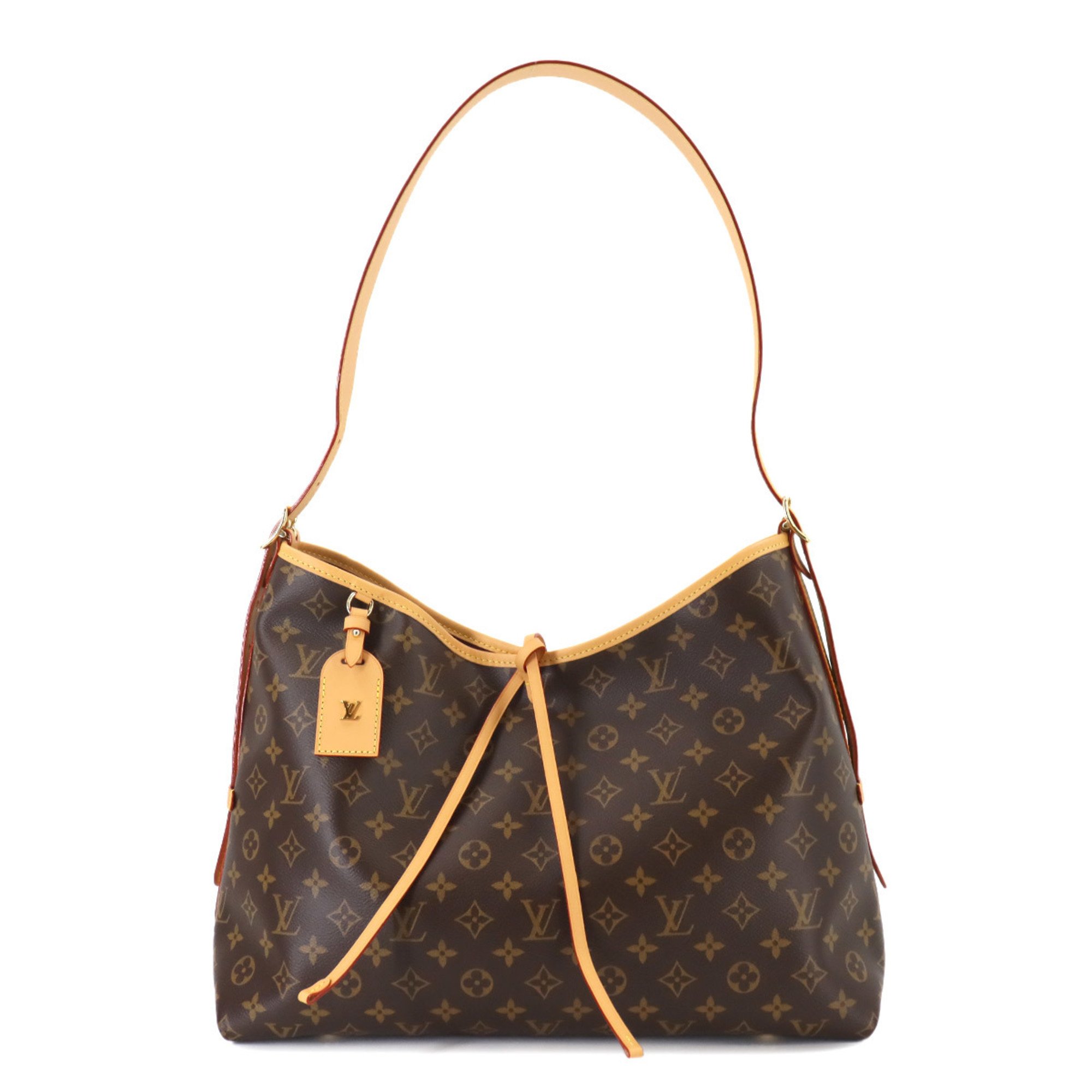 Louis Vuitton LOUIS VUITTON Monogram Carryall NM MM Shoulder Bag Brown M46197 RFID