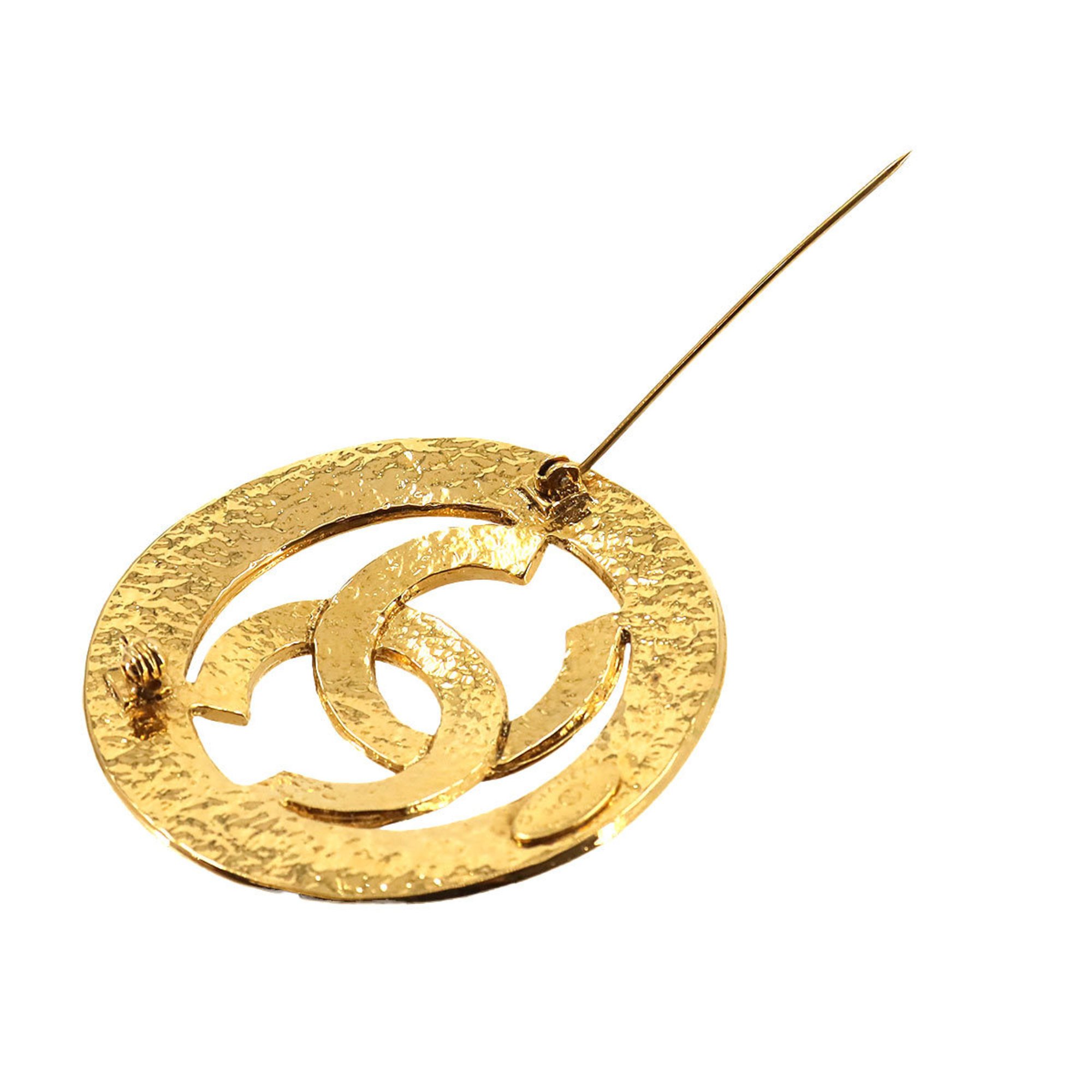 CHANEL Coco Mark Brooch Gold 94P