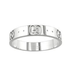 Gucci Icon #18 Ring K18 WG White Gold 750