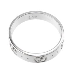 Gucci Icon #18 Ring K18 WG White Gold 750