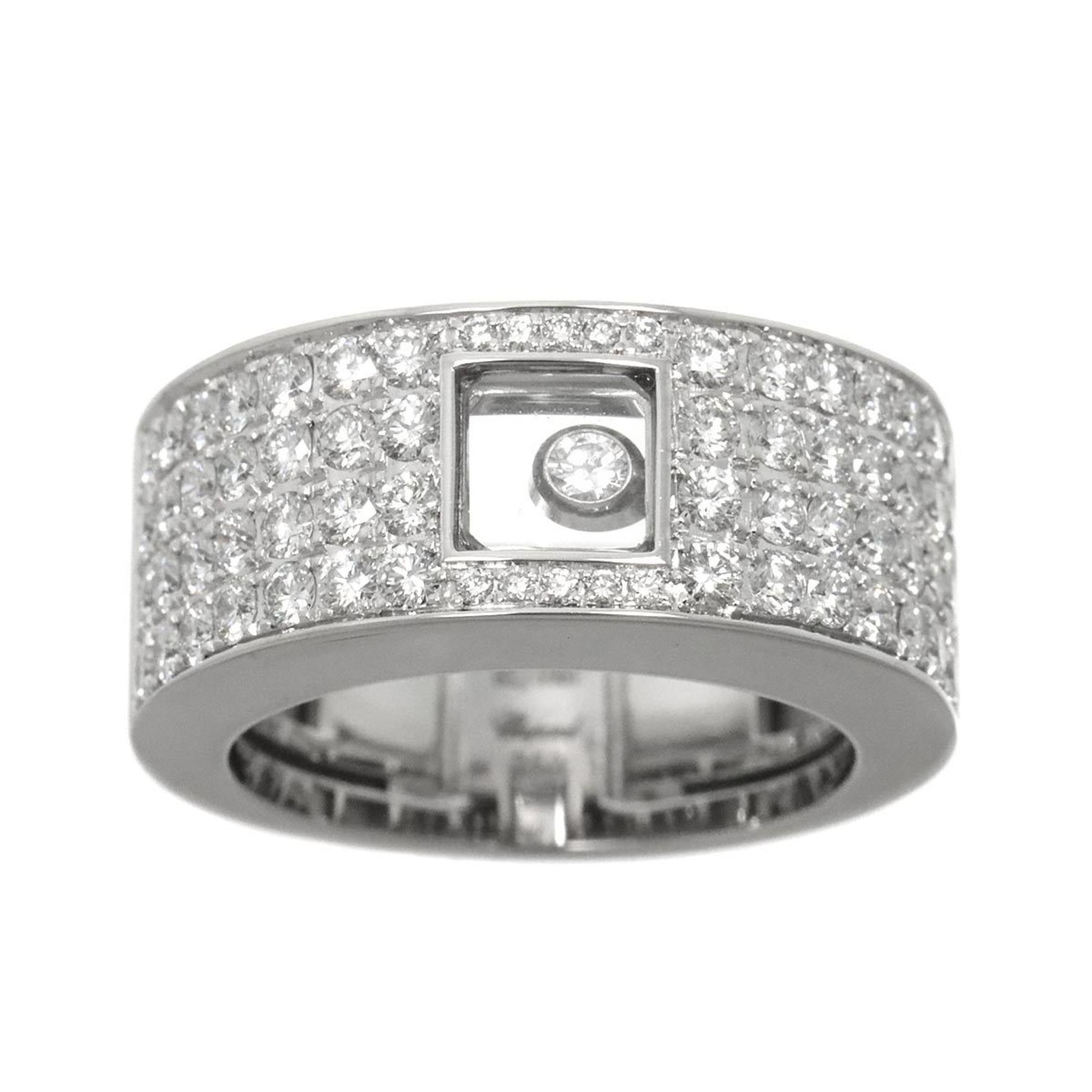 Chopard Happy Diamond Ring K18WG White Gold 750